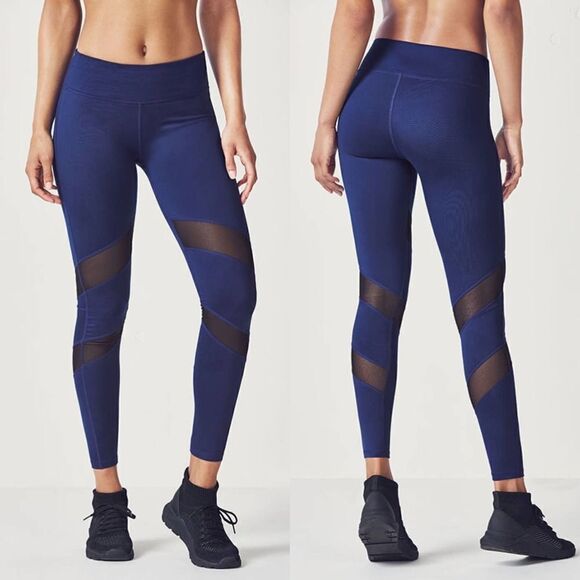 Fabletics Gaviota Leggings in Navy Black - Size: XL - Picture 1 of 8